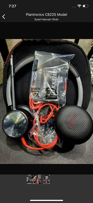 Plantronic 8225 usb headphone 5