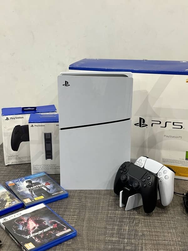 PS5 slim with all Accessories 1