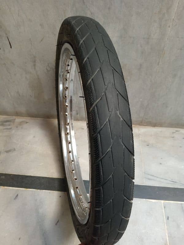 honda cd 70 back tyre rim,tyre and tube 0