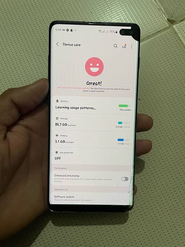 Samsung Galaxy S10+ WhatsApp 03122460908 2