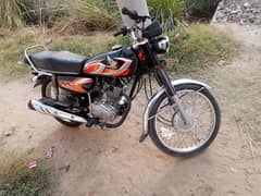 Honda 125 Model 2022 All panjab number