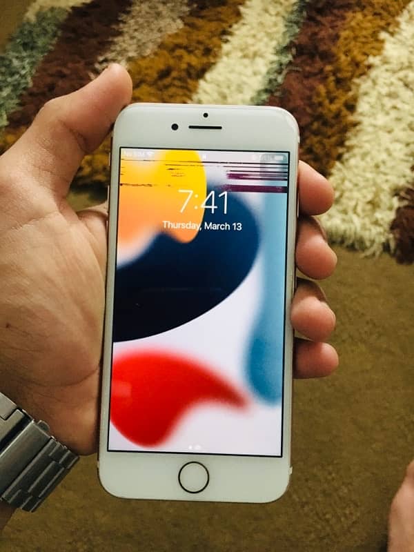 Iphone 7 128 gb non pta all ok only lines in screens 5