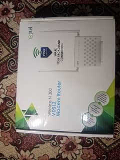 (03183799670) PTCL wireless N300 vdsl2 Adsl2 modem Router box pack ZTE