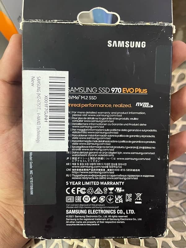 samsung 1tb ssd 970evo plus brand new 1