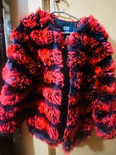 One Brand Fox Fur Jacket – Medium Size (Like New)