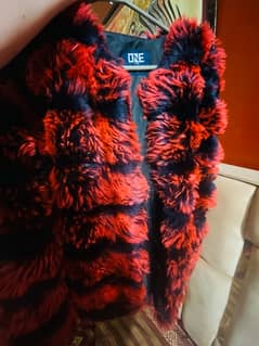 One Brand Fox Fur Jacket – Medium Size (Like New)