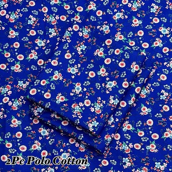 2Pcs Women's Unstitched Printed Suit 0