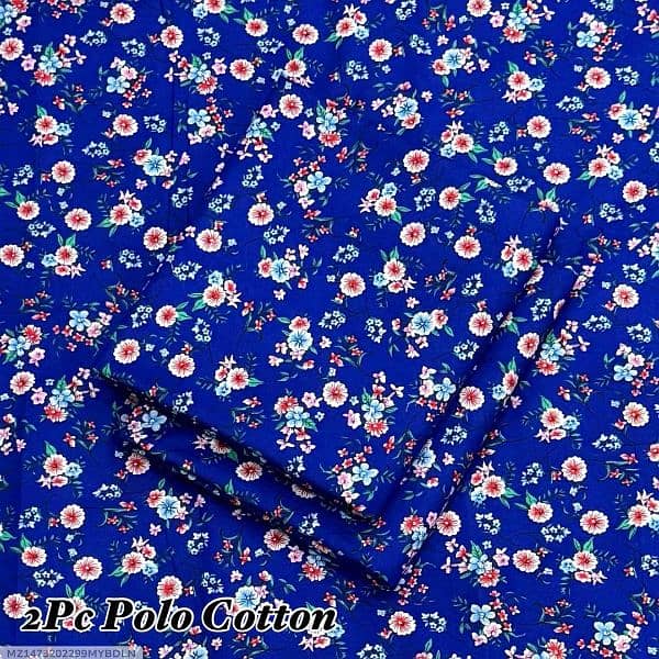 2Pcs Women's Unstitched Printed Suit 2