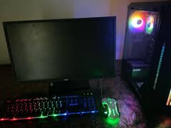 FULL Gaming setup , RBG PC , MONITOR, RBG MOUSE AND KEYBOARD