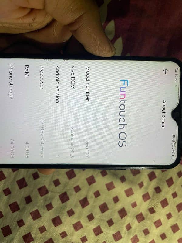 vivo y15 urgent sale 5