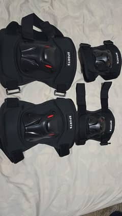 Knee and elbow pad for bike riders