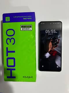 Infinix Hot 30 10/10 Un touch charger cable with Box