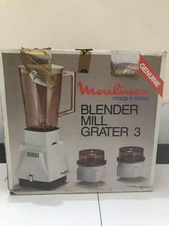 moulinex blender mill grater 3 ( made in france )