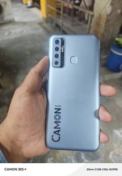 tecno camon17 with box and charger 6.128gb