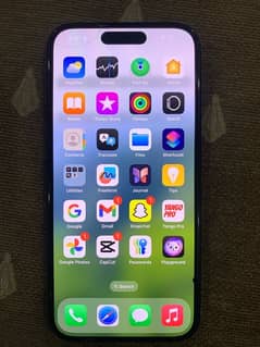 iphone 15 pro 128 Gb jv sim time 4 month available battery 89%