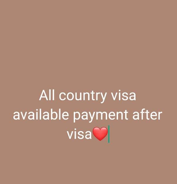 work visa available all country done base 0