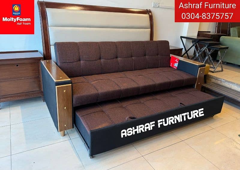 Sofa cum bed/Double cumbed/Sofa/LShape/Combed/Dewan/Double bed/Bed set 4