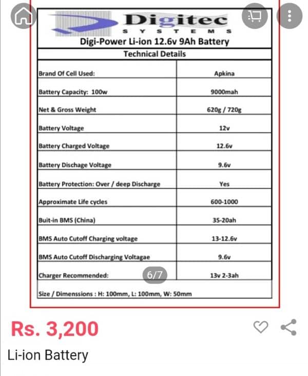 12v lithium ion battery 6ah, 9ah, 12ah, 15ah & 18ah 4