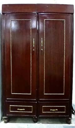 Wooden Safe Almari 10/10 Condition With Lockers.