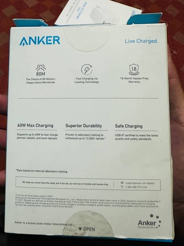 (MFI certified)Anker Original Cable Type C to C 5