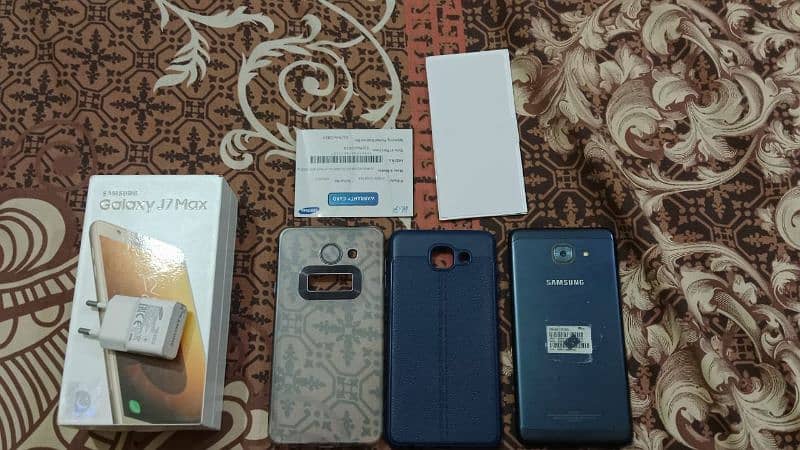 Samsung Galaxy j7 max full box original adapter all ok 4/32 ma ha 4