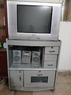 Sony tv with trolley