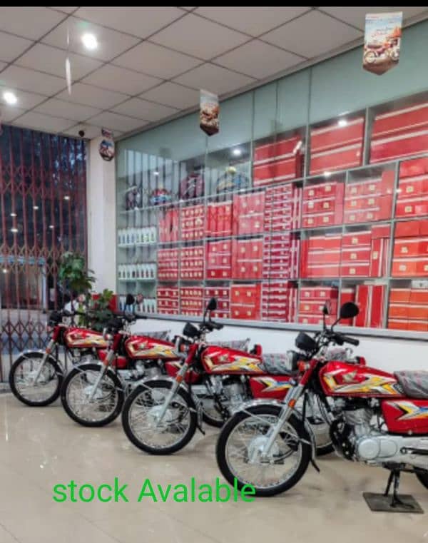 zero meter Honda 125 Showroom Delivery 0