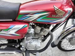 Honda CG125 model 2023 slamabad golden number 03055228242