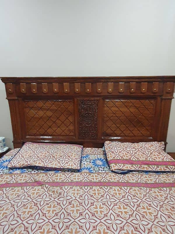 king size solid wood bed set for sale 2