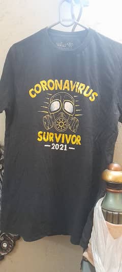 Coronavirus Survivor Tee-shirt Medium size