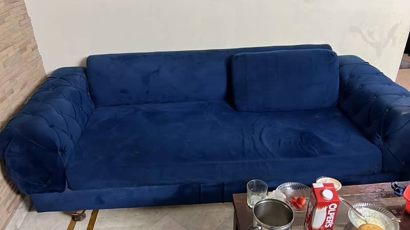 3,2,1 sofa set 1 bed set 2 side table 1