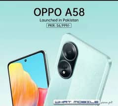 oppo A58 urgent sale