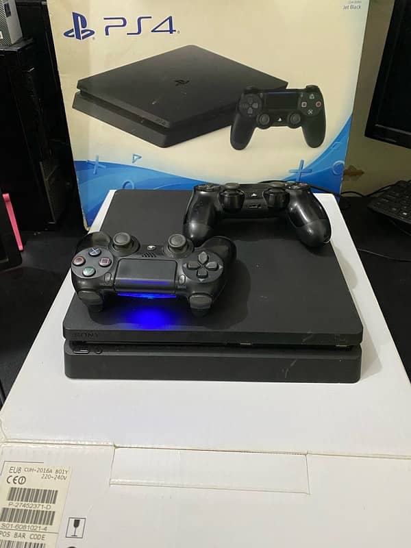 Ps4 slim 500gb 10/10 condition 2