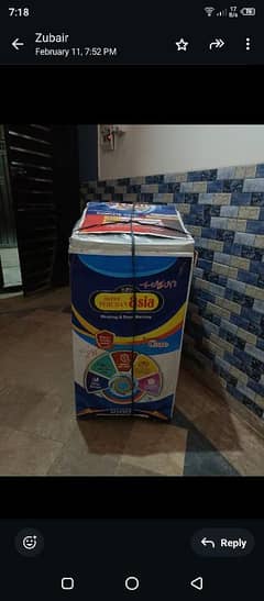 super Asia washing machine full new