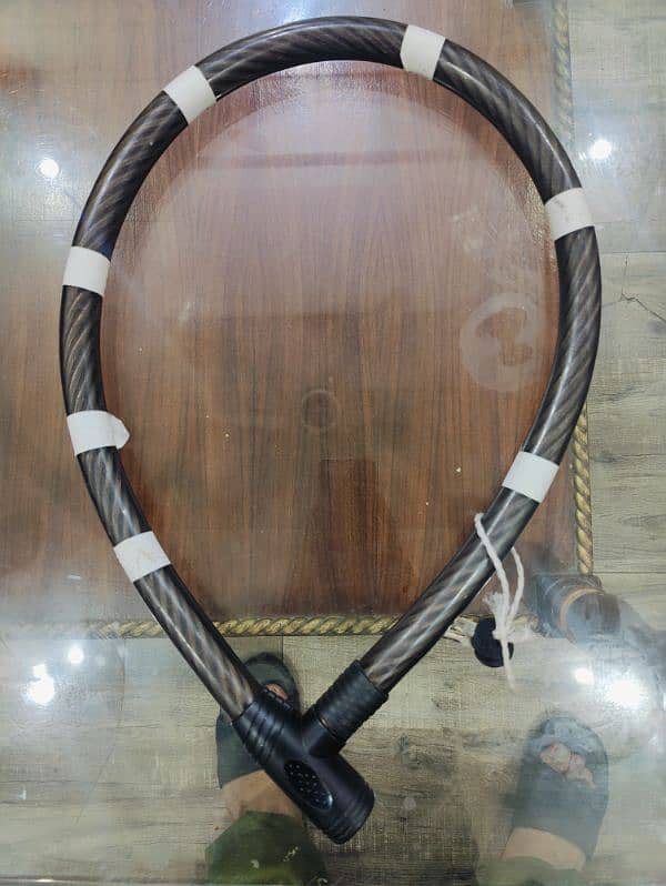 pro series super heavy duty  bike lock/ wire lock  2kg 4 feet 0