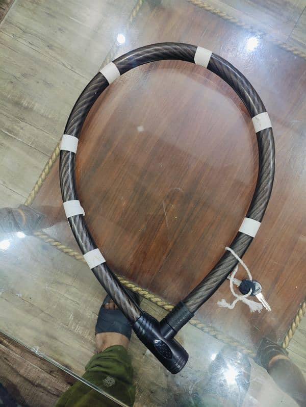 pro series super heavy duty  bike lock/ wire lock  2kg 4 feet 4