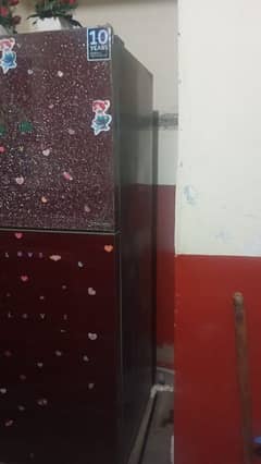 higher jumbo size full size glass wali fridge uparwala glass crack