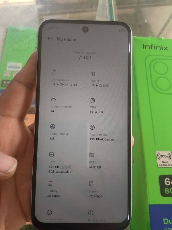 Infinix smart 9hd new 10/10 condition 1