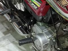 fully new condition Honda 70 red colour bike