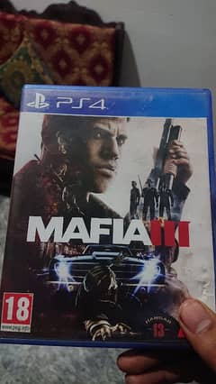 Mafia 3 with map. Ps4 game. new CD. only serious buyer can contact.