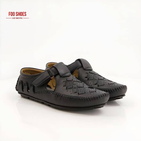 Men Premium Black Sandal 0