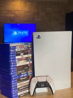 PS5 Disk Edition Bundle with 39 games