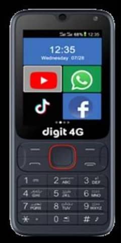 JAZZ DIGIT 4G Energy. Touch &Type. Unlocked. Memory 8 GB (Expandable)