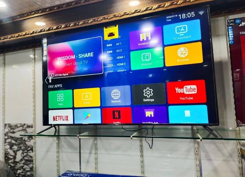 65  INCH LED TV , ANDROID LED  , 2025 , 3 YEAR WARRANTY 03228083060 5