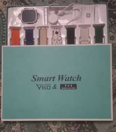 smart watch with 7 straps