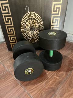 14 + 14kg dumbells pair for sale