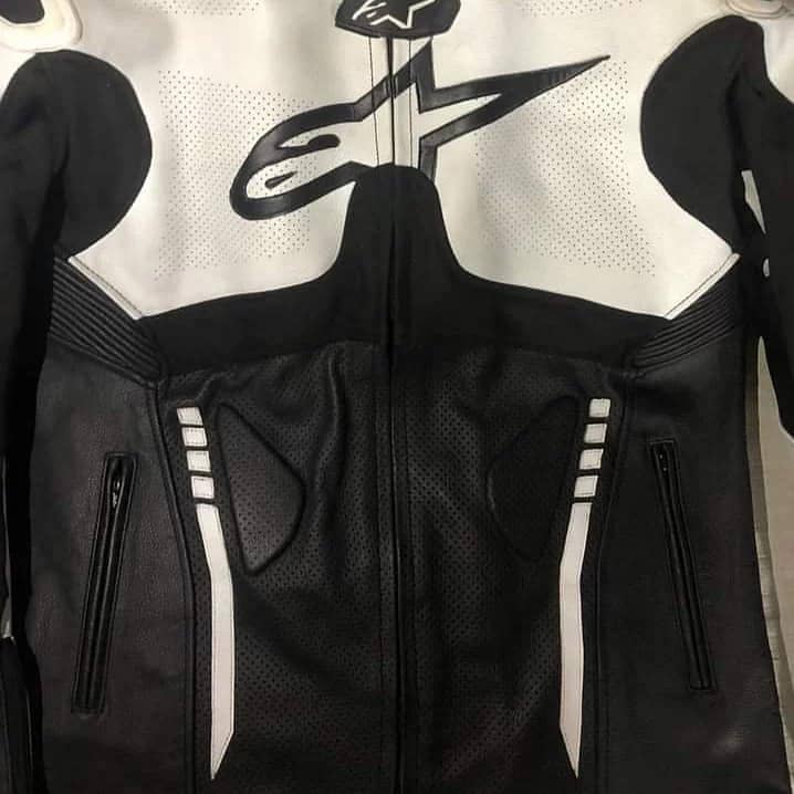 Top Quality Motorbike Leather Jacket alpinestar dainese ktm 2 pc 4