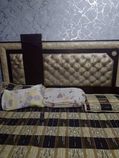 double bed with two side table