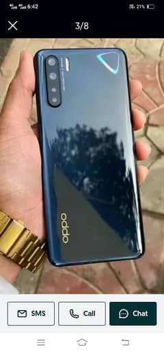 Oppo F15 8GB/256GB PTA Approved With Box & Charger