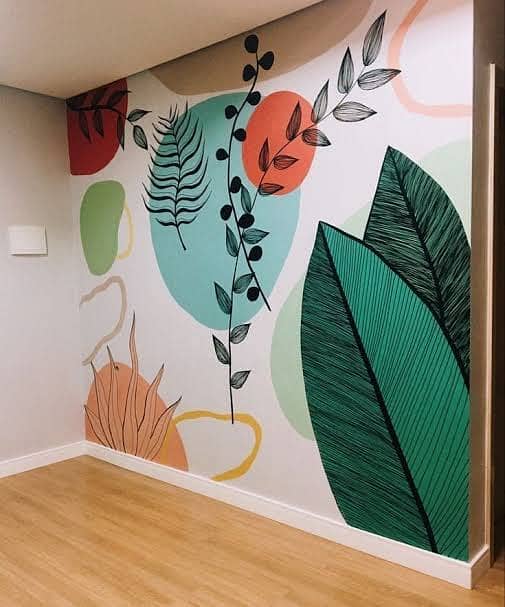 Wall interior,rock'n wall,wall graphy, fancy work 1